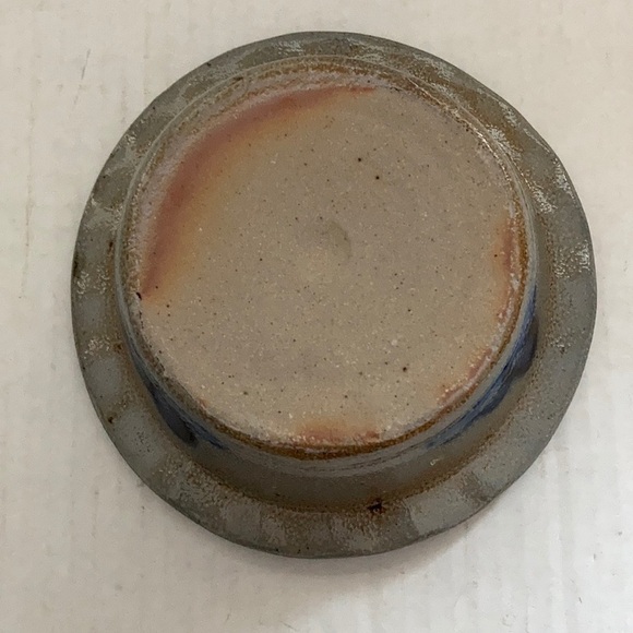 Rowe Pottery Works apple baker pottery bowl cobalt - Picture 6 of 10